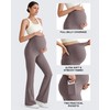 G4Free Pregnancy Pants Flare Over The Bump Maternity Flare Leggings