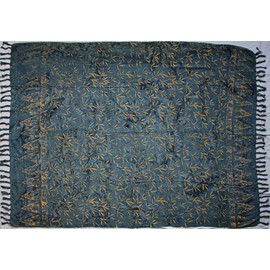 Approx. 100 Models Available Beach Towel Sarong Pareo Wrap around Loop Blue SAR07