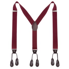 Kajeer Men's Button Braces Wide Elastic 35 mm Y Shape Adjustable Length Braces -