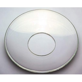 Cape Candle Bobeches Clear Glass Candle Holders | Round Candlestick Rings | Wax Drip Catchers for Candles | Candle Drip Guards | Decorative Glass Candle Protector Accessories | 10pc Plain Glass, 2.75"