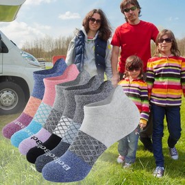 bataidis Women's Casual Ankle Socks Low Cut Athletic Socks 6 pairs (US, Alpha, Medium, Regular, Regular, Color1)