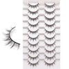 Losha Manga Lashes Fluffy Faux Mink Lashes Natural Look 10