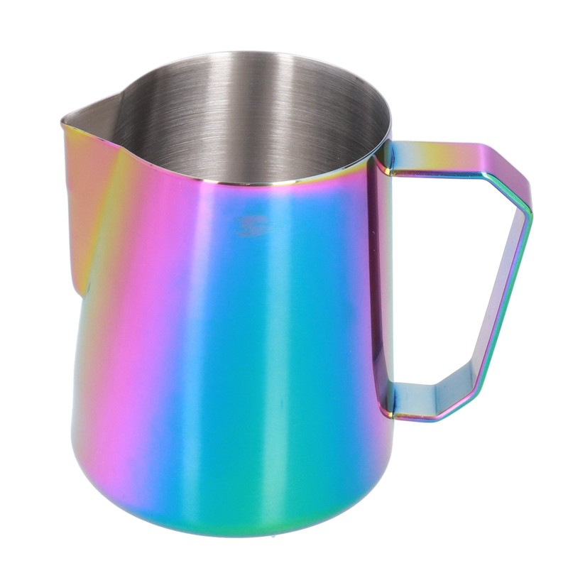 Coffee Frothing Cup Colorful 600ml Milk Frothing Pitcher 304 Stainless