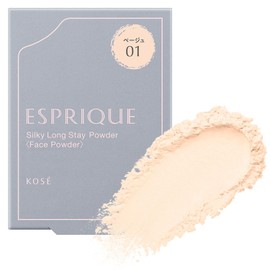 ESPRIQUE Silky Long Stay Powder 01 Beige 0.2 oz (6 g) Refill Face Powder, Glossy, Pores Moist