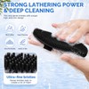 Manmihealth Silicone Back Scrubber & Soft Shower Brushes Set 2PCS