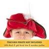 PRETEND TO BEE Pirate Captain Fancy Dress Costume for Kids,