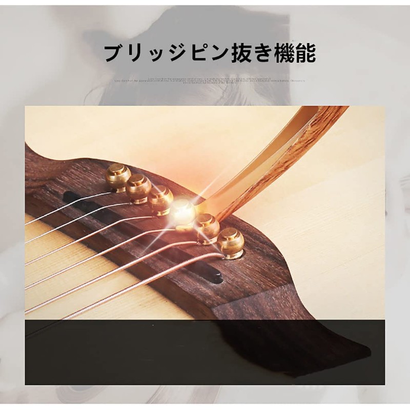 U-NEST Multi-functional Guitar Capotast, One-touch Type, Zinc Alloy, Ultra Lightweight,