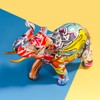 LIKEUDO Vibrant Graffiti Elephant Statue Sculpture