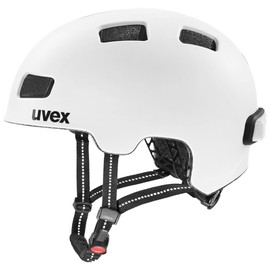 uvex city 4 reflex - lightweight city helmet for men and women - individual size adjustment - reflective applicators - white matt - 56-61 cm