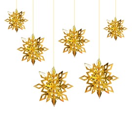 Christmas Ornaments, Snowflakes, Snowflakes, 3D Dimensional, Snowflakes, Decorations, Decorations, Christmas Tree, Christmas, New Year, Ornaments, String Included, Store Decoration, Party Supplies,