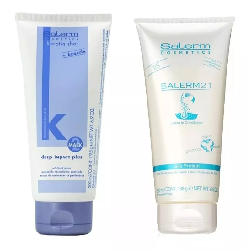 Salerm Salerm 21 200ml + Keratin Shot Mask 200ml +