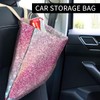 ABUIFDK Car Trash Can, Cute Car Trash Bag, Hanging Car
