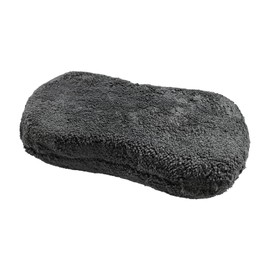 BWBWND Car Wash Sponge, Large Microfiber Applicator Pad Non-Scratch Detailing Foam, Extra Absorbent Cleaning Sponge Universal Washing Supplies for Cars Trucks Motorcycles (Gray)