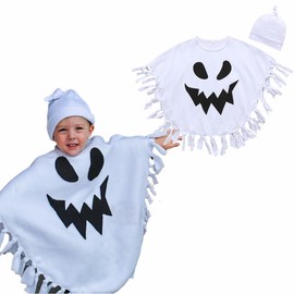 COSSA Halloween Cosplay, Children's Ghosts, Ghosts, Baby Clothes, Bats, Costume, Cute, Soft, Baby Cosplay, Kids, Boys, Girls, Parties, Events, Costume, Small Devil, Pumpkin, Hat Included, Cloak