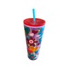 Starbucks 2023 Valentine Venti Acrylic Tumbler with Hearts and Flowers