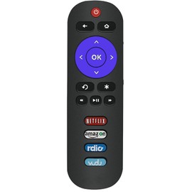 Remote Control Compatible with All TCL Roku TV - No Setup Required