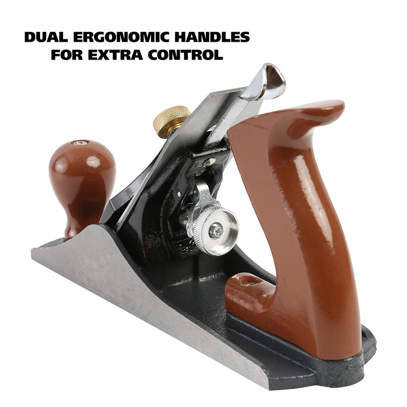 GreatNeck C4 Bench Hand Plane (9 Inch), 2 Inch Cutter,
