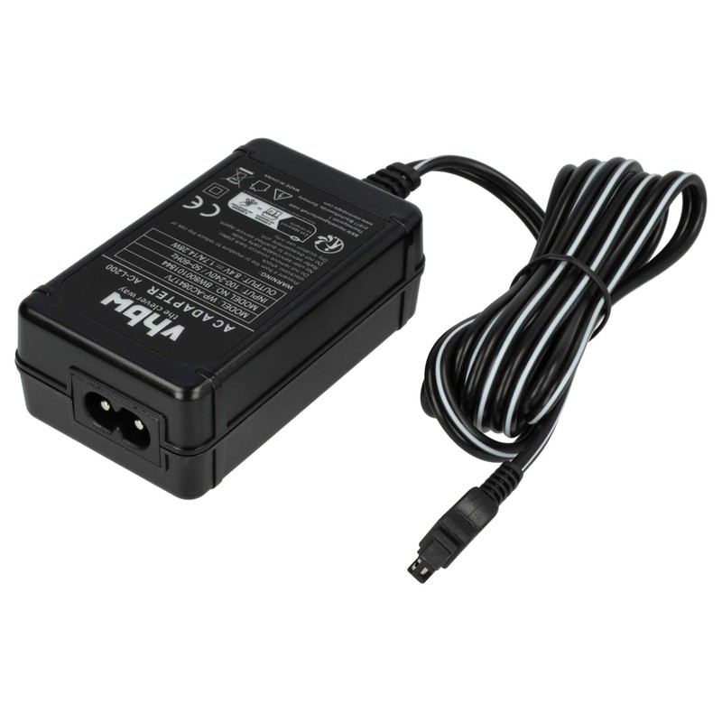 vhbw 1 x Power Supply Compatible with Sony Handycam DCR-SX50E,