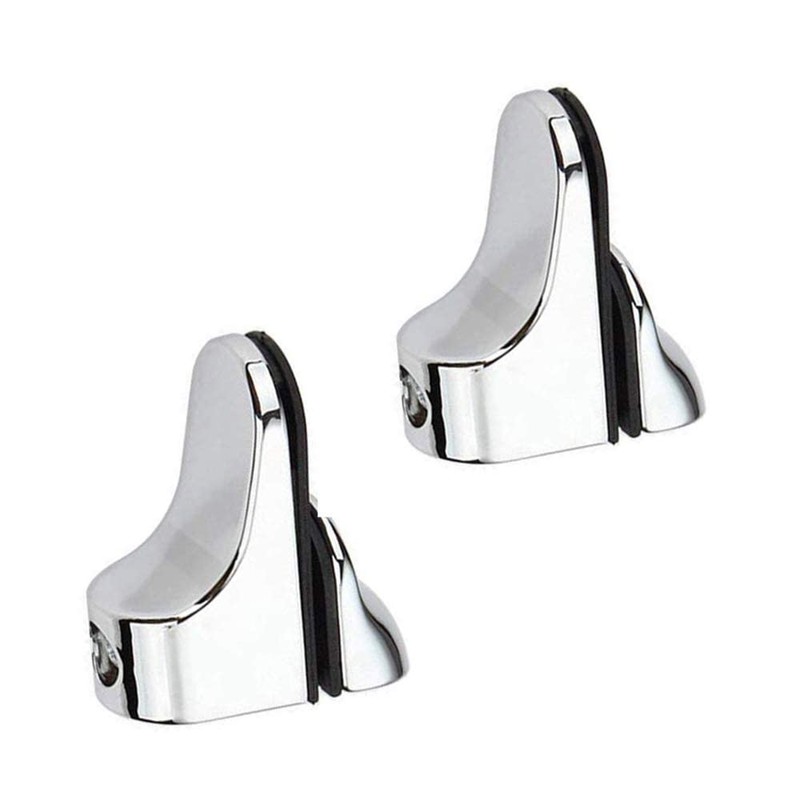 2 Pcs Glass Shelf Support Adjustable Glass Shelf Bracket Polished