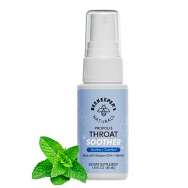 Beekeepers Naturals Cool and Calm Propolis Throat Saver Spray, 1 FZ