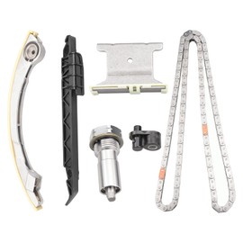 VIPCAR 12001 Timing Chain w/Guide Rails & Tensioner for GM 'Ecotec' 2.0 2.2 2.4L Engine, 2006-2010 HHR/Cobalt, 2004-10 Malibu, Equinox Cavalier, for Old/Pontiac/Saab/Saturn, G5 G6 Grand Am Solstice