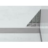 tktrading24 Shower Wall Wedge Profile Gradient Profile Walk-in Shower Brushed