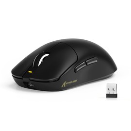 ATTACK SHARK X8 SE Wireless Gaming Mouse,55g Ultra-Lightweight Wired/BT/2.4GHz Wirelss Programmable Mouse,1K Polling Rate,PixArt PAW3311 Gaming Sensor,25000 DPI,Tape,Gamer Mice for PC/Win/Mac (Black)