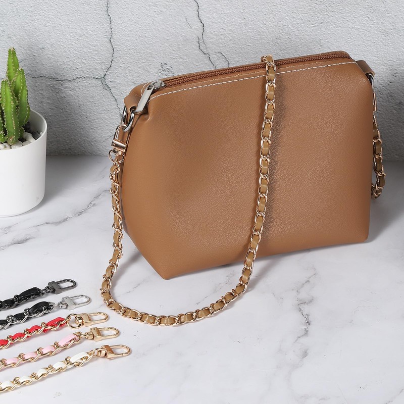 MECCANIXITY Purse Chain Strap, 39 Inch PU Leather Purse Handle