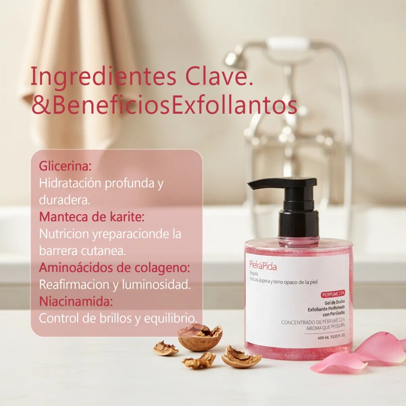 Pielrápida 12% Gel De Ducha Perfumado Para Piel Áspera 400ml