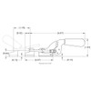 DE-STA-CO 331 Pull Action Latch Clamp with Latch Plate and