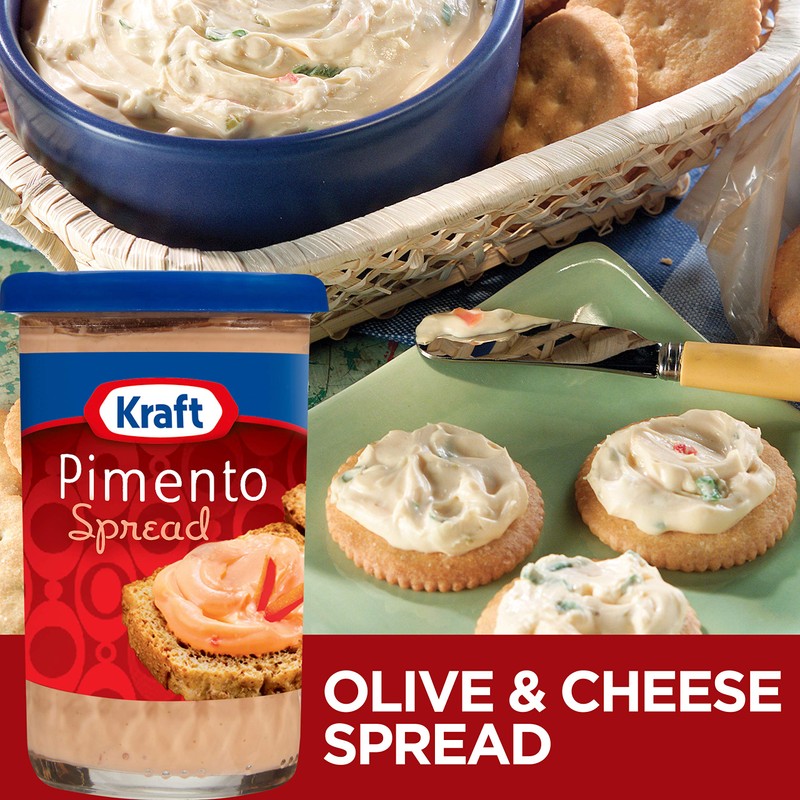 Kraft Cheese Spread, Pimento, 5 Ounce