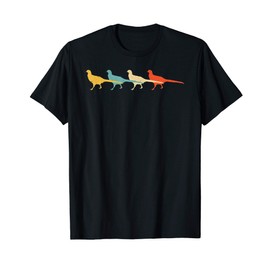 Pheasant Vintage Retro Bird Monal Animal Lover 60s 70s Gift T-Shirt
