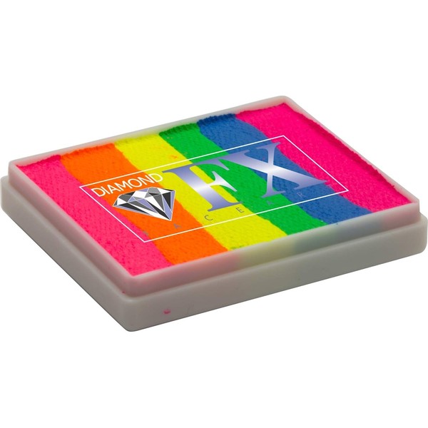 Diamond FX 50g Split Cake Face Paint ~ Colour Splash