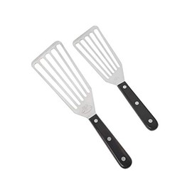 Fish Spatula,2 Pack Stainless Steel Metal Spatula,Slotted Spatulas for Cooking,Flipping,Turning,Frying and Grilling