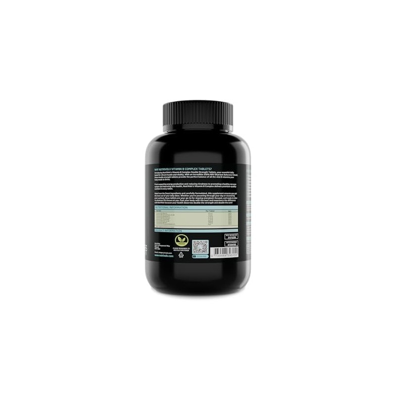 Vitamin B Complex | 365 Vegan Tablets (1 Year Supply)