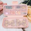 yueton 1Pack Mini Compartment Plastic Organizer Small Multifunctional Organizer Portable