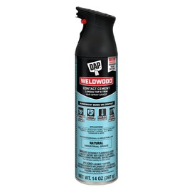 DAP Weldwood Landau Top & Trim HHR Solvent Type Spray Contact Adhesive, Clear, 14 oz (7079800127)