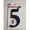 Reliabilt House Number RELIABILT 6" Cast Iron Number 5 ~