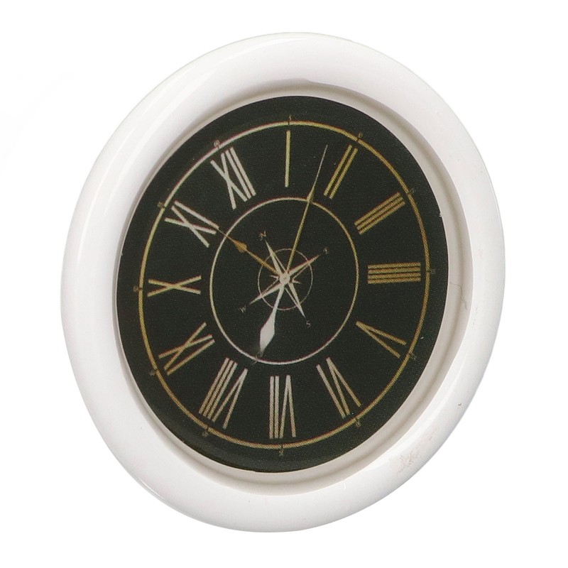 3 PCS Dollhouse Wall Clock 1:12 Dollhouse Miniature Round Wall