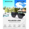 Meeloog Large Polarized Fit Over Glasses Sunglasses For Women Men,