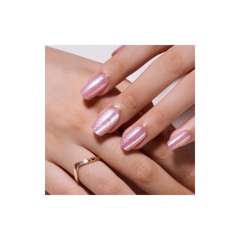 CurvLife Uñas Postizas De Gel Suave, Diseño Cuadrado De Ojo