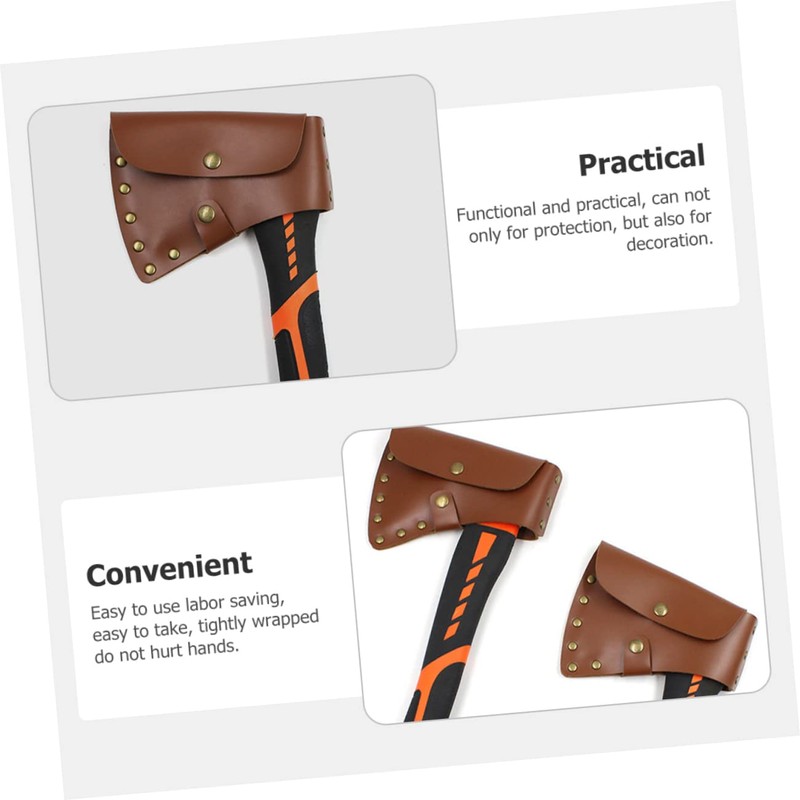 Operitacx Pack of 2 Axe Protection Log Camp Small Case