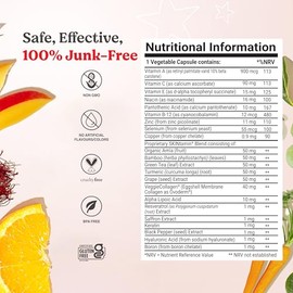 HAIRtamin SKINtamin Píldoras de colágeno vegetariano | Los mejores suplementos de colágeno vegano para mujeres para apoyar la firmeza de la piel y las arrugas | Suplemento para la piel formulado para ayudar a reducir las imperfecciones