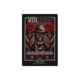 Grindstore Volbeat Ghoul Frame Patch Black 7x9.5cm