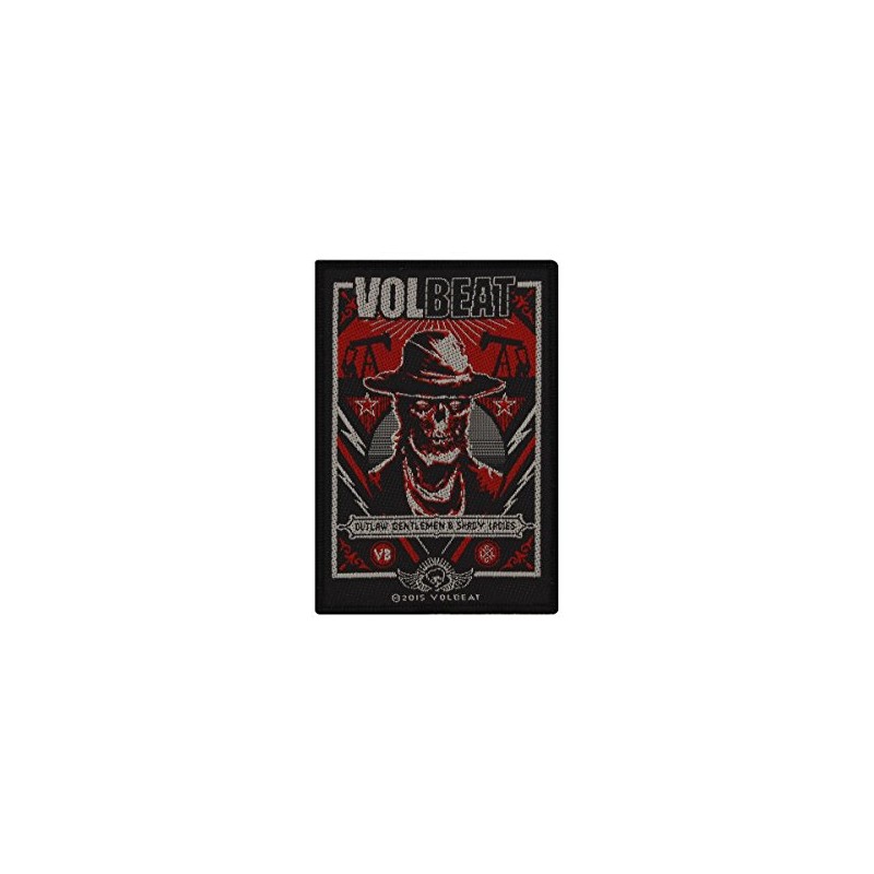 Grindstore Volbeat Ghoul Frame Patch Black 7x9.5cm