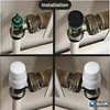 White Plastic Radiator Valve Tops Radiator Caps Universal Push-Fit Replacement