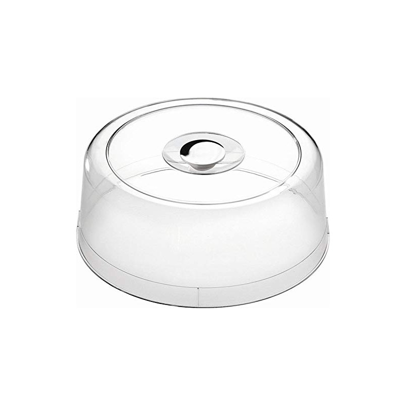 Cover Ø 33 cm, H: 12,5 cm clear plastic