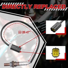 UNITHUB Oxygen Sensor Upstream Downstream 234-4380 15370 Compatible for Kia Rio Compatible for Mazda 6 626 Millenia Compatible for Suzuki Forenza Reno Verona 2001-2008