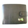 Quality black leather Kawasaki wallet