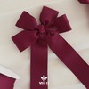 MEEDEE Burgundy Grosgrain Ribbon 1-1/2 Inch Grosgrain Hair Ribbon 50